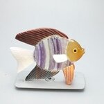Gemstone Fish Carving ~77x66mm