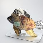 Gemstone Fish Carving ~8.1 x 5.8cmcm