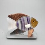 Gemstone Fish Carving ~87x55mm