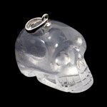 Girasol Crystal Skull Pendant ~ 23mm