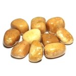 Gold Jade Tumble Stone (20-25mm)