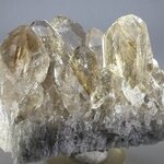 Gold Rutile Quartz Crystal Cluster ~55 x 70mm