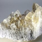 Gold Rutile Quartz Crystal Cluster ~80 x 45mm