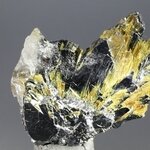 Golden Rutile with Hematite and Quartz Healing Mineral ~33mm