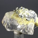 Golden Rutile with Hematite and Quartz Healing Mineral ~37mm