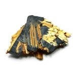 Golden Rutile with Hematite Healing Crystal