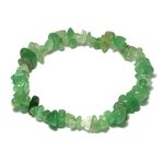 Green Aventurine Gemstone Chip Bracelet