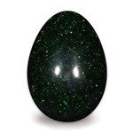 Green Goldstone Crystal Egg ~48mm