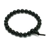 Green Goldstone Power Bead Bracelet