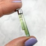Green Tourmaline Healing Crystal Pendant ~36mm