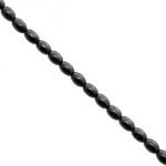 Hematite Crystal Beads - 7mm Oval