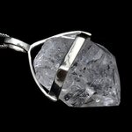 Herkimer Diamond Healing Crystal 925 Silver Pendant  ~27mm