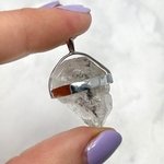 Herkimer Diamond Healing Crystal Pendant  ~27mm