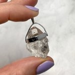 Herkimer Diamond Healing Crystal Pendant  ~28mm