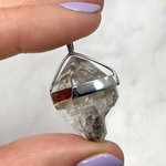 Herkimer Diamond Healing Crystal Pendant  ~28mm