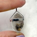 Herkimer Diamond Healing Crystal Pendant  ~31mm