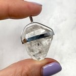Herkimer Diamond Healing Crystal Pendant  ~34mm