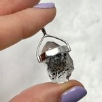 Herkimer Diamond Healing Crystal Pendant  ~34mm