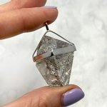 Herkimer Diamond Healing Crystal Pendant  ~37mm
