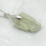 Hiddenite Healing Crystal 925 Silver Pendant ~34mm