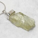 Hiddenite Healing Crystal 925 Silver Pendant ~34mm