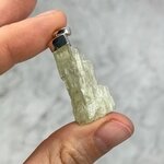 Hiddenite Healing Crystal 925 Silver Pendant ~35mm