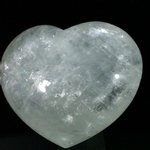 Honey Calcite Crystal Heart ~55mm