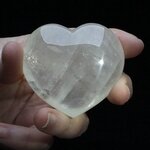 Honey Calcite Crystal Heart ~57mm