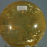 Honey Calcite Crystal Sphere ~42mm