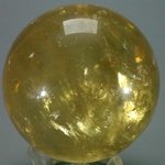 Honey Calcite Crystal Sphere ~59mm
