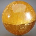 SUPERB Honey Calcite Crystal Sphere ~67mm