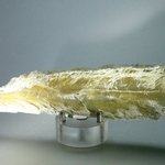 Honey Gypsum Healing Crystal ~210mm