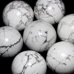 Howlite Crystal Sphere ~45mm