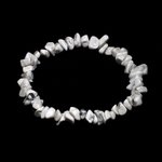 Howlite Gemstone Chip Bracelet