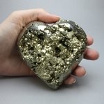 Iron Pyrite Heart ~88x85mm