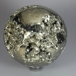 Iron Pyrite Part Polished Crystal Sphere ~9cm