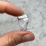 Kunzite Healing Crystal 925 Silver Pendant ~22mm