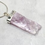 Kunzite Healing Crystal 925 Silver Pendant ~38mm