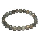 Labradorite 8mm Round Bead Bracelet