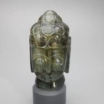 Labradorite Carved Thai Buddha Head ~73mm
