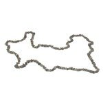Labradorite Gemstone Chip Necklace ~ 35"