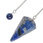 Lapis Lazuli Crystal Pendulum