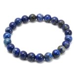 Lapis Lazuli Round Bead Bracelet