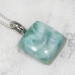 Larimar Gemstone Pendant ~18mm