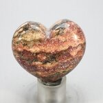 Leopard Skin Jasper Heart ~45mm