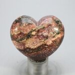 Leopard Skin Jasper Heart ~45mm