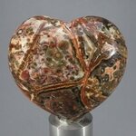 Leopard Skin Jasper Heart ~45mm
