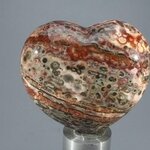 Leopard Skin Jasper Heart ~45mm