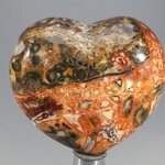 Leopard Skin Jasper Heart ~45mm