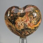 Leopard Skin Jasper Heart ~45mm